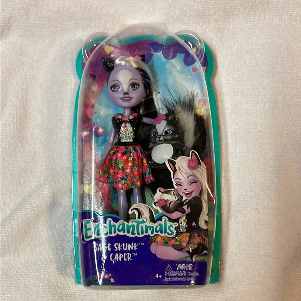 Mattel Enchantimals Sage Skunk and Caper New in Package